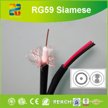 Xingfa Fabricado Rg59 20AWG Conductor con Potencia